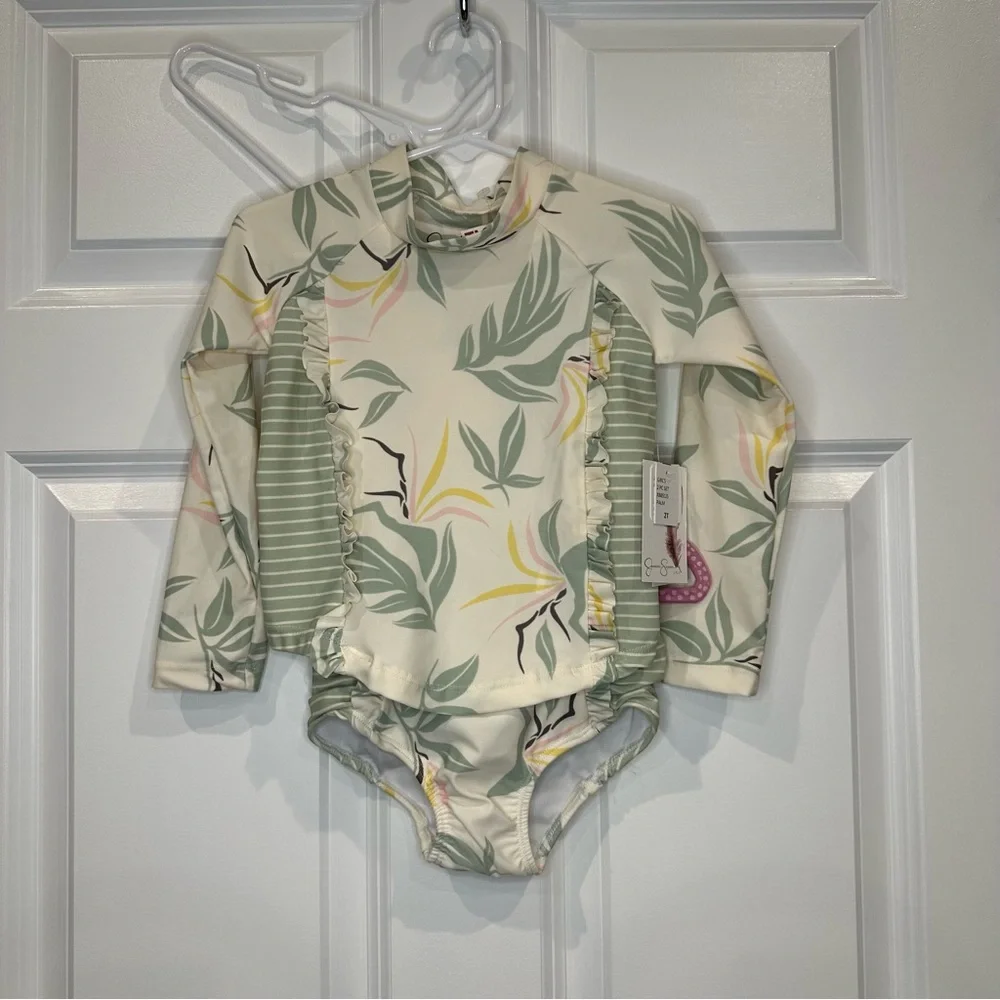 Jessica Simpson Two‎ Piece Swim Size 2T NWT